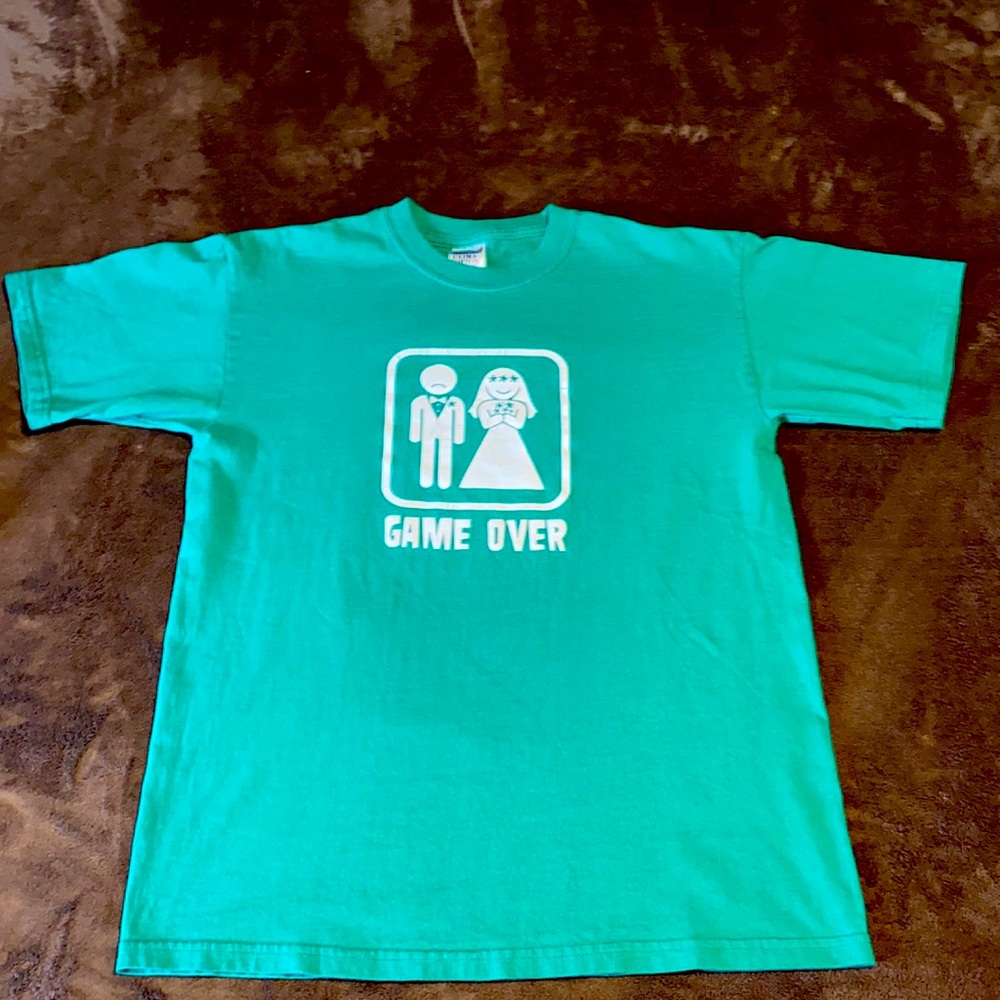 Novelty Bachelor Bachelorette Party Game Over T Shirt